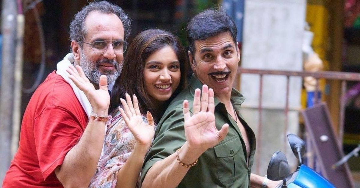 Bhumi Pednekar with Akshay Kumar