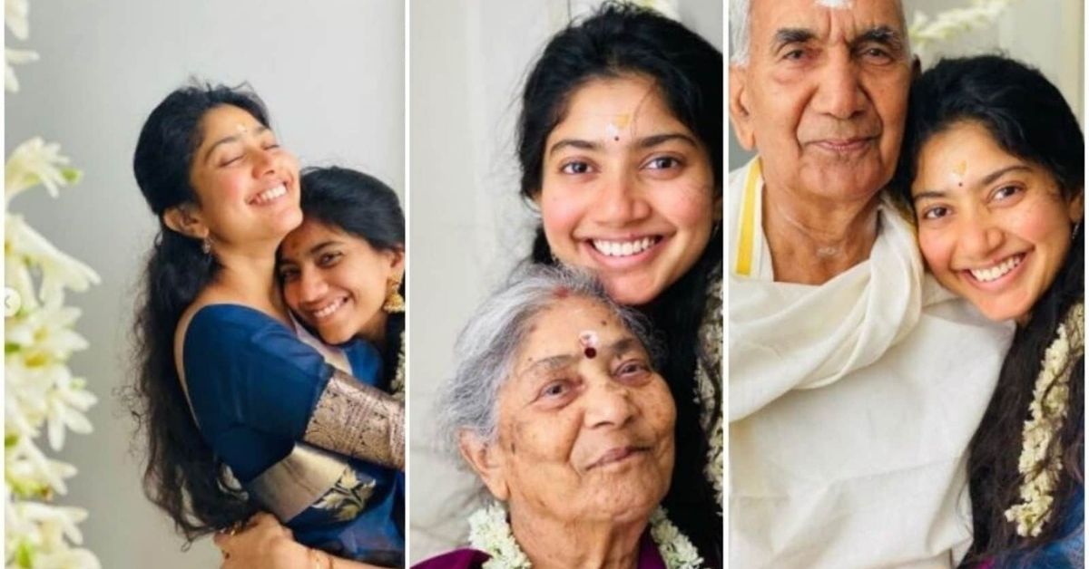 Sai Pallavi with Grandparents