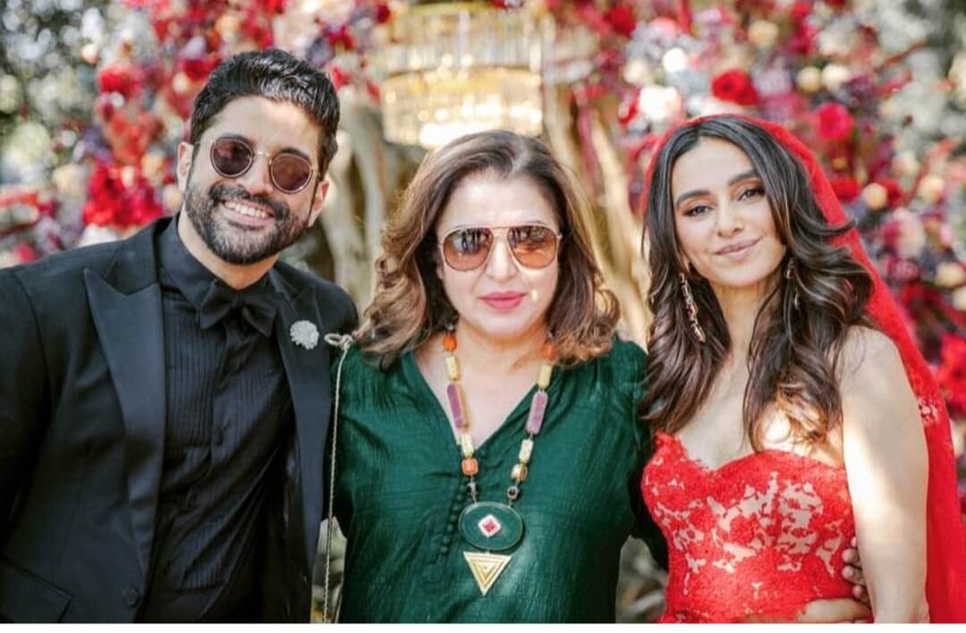 Farhan Akhtar, Farah Khan, Shibani Dandekar