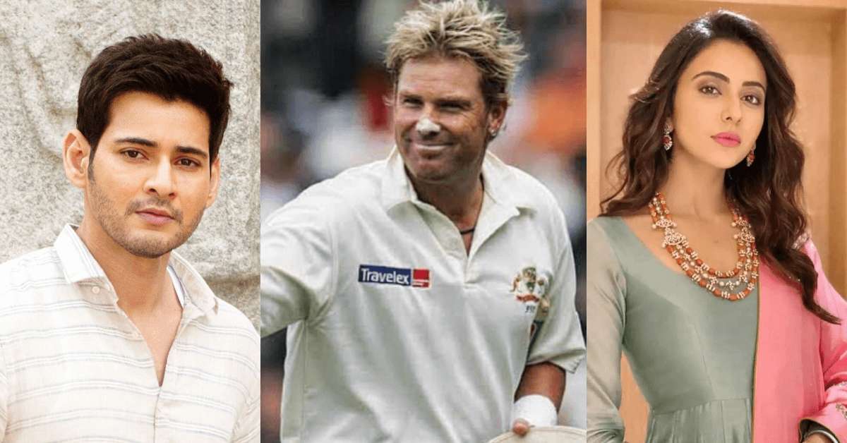 Mahesh Babu-Shane Warne -Rakul Preet Singh