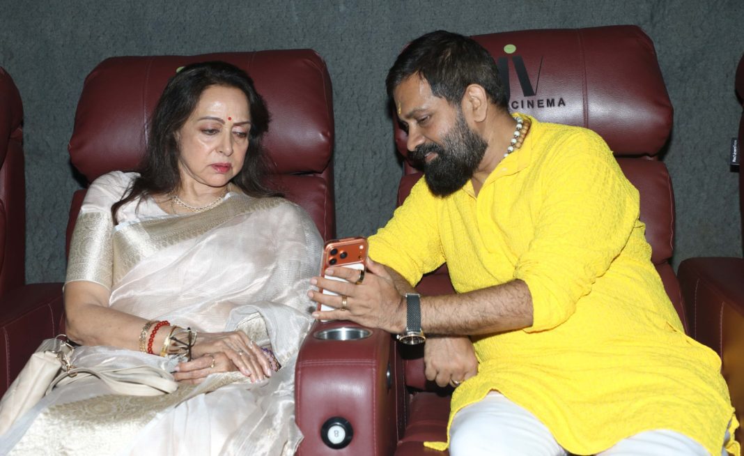 Hema Malini Praises the Grandeur and Spiritual Soul of “Krishnavataram Part 1 – The Heart” at Mathura Screening
